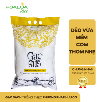 GẠO SỮA THƯỢNG HẠNG HOA LÚA, VỊ NGỌT SỮA, DẺO MỀM (Túi 5Kg)