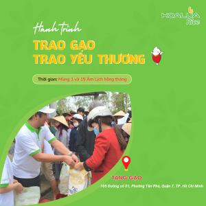 Hành trình "Trao gạo - Trao yêu thương"