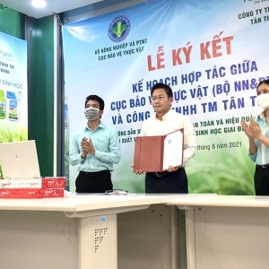 Lễ Ký Kết “Phát triển sản xuất và sử dụng thuốc Bảo Vệ Thực Vật SINH HỌC Giai Đoạn 2021-2025”